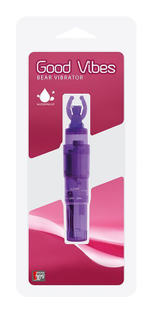 Фиолетовый клиторальный стимулятор-ракета с мишкой GOOD VIBES BEAR VIBRATOR (Цвет: фиолетовый)