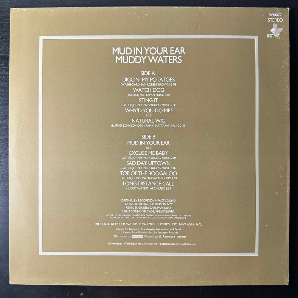 Muddy Waters ‎– Mud In Your Ear (Германия 1974г.)