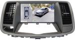 Магнитола для Nissan Teana J32 2008-2013 (ШГУ монохром, рамка тип 2) - Teyes CC3-2K-360 монитор 9.5" 2K QLED на Android 10, Быстрая, CarPlay, 4G SIM-слот, 4 камеры в комплекте