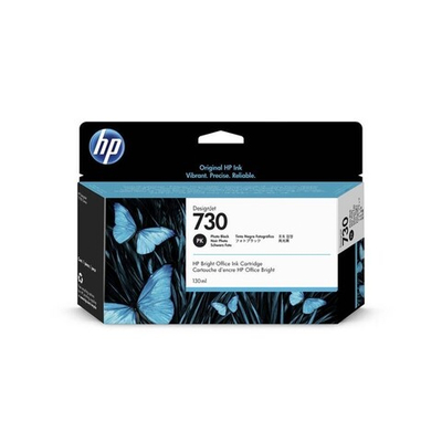 Картридж HP 730 (P2V67A) для DesignJet T1600/T2600/T1700 черный фото (130 мл)