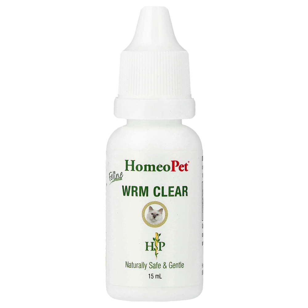 HomeoPet, Feline Wrm Clear, 15 мл