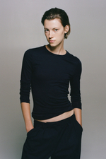 Утепляющий топ Slim Fit с длинными рукавами - H&M