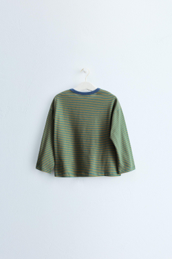 ZARA TIMELESS — ФУТБОЛКА В ПОЛОСКУ, СИНИЙ