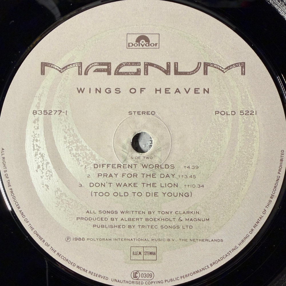 Magnum - Wings Of Heaven (Голландия 1988г.)