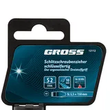 Отвертка SL5.5 x 150 мм, S2, трехкомпонентная рукоятка Gross — фото 4