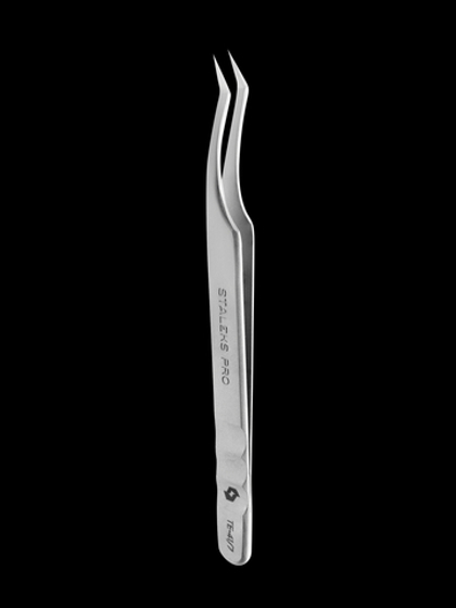 Пинцет профессиональный для ресниц 41 TYPE 7 (L-образный)
