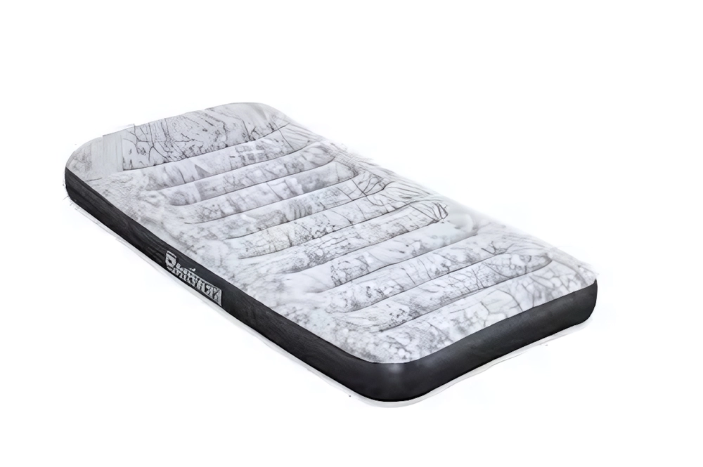 Матрас надувной Tritech Airbed Twin Fashion Flock, 203*152*30 см,встроенный насос 220В,Bestway (67836)