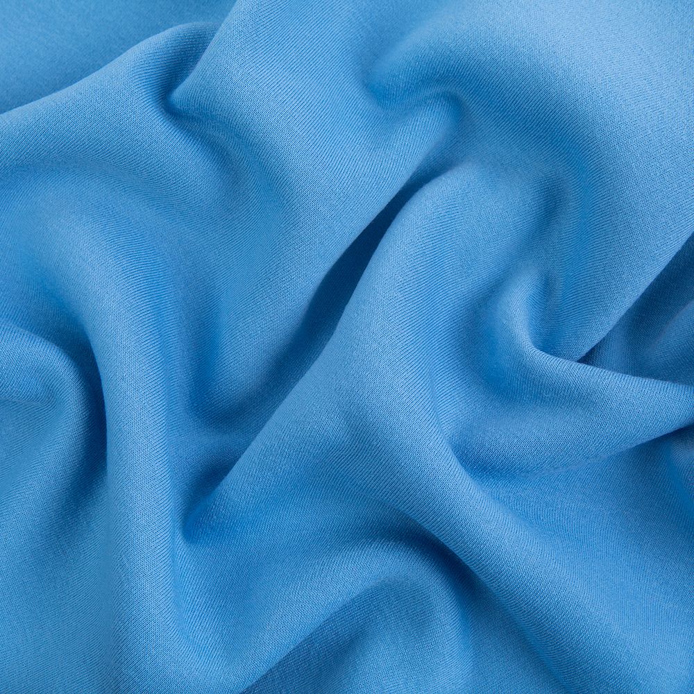 Футер 2-нитка с начесом 275 г/м², 150х180±5 см, голубой/blue, Gamma DBKTN