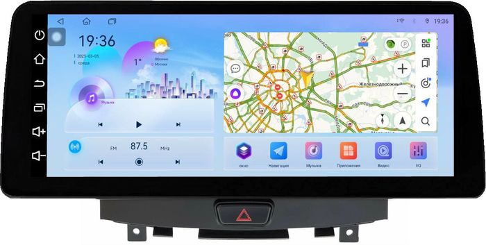 Магнитола для Infiniti EX25, EX37, QX50 2010-2017 - FarCar монитор 12.3" 2K QLED на Android 14, Быстрая, CarPlay, 4G SIM-слот