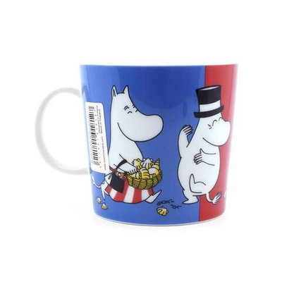 Moomin Кружка Arabia Muumi muki, Mummifamilien, трёхцветная, 400 мл (Из Финляндии)