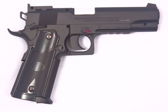 Пистолет пневматический Stalker S1911 G (аналог Colt 1911) пластик 4,5 мм