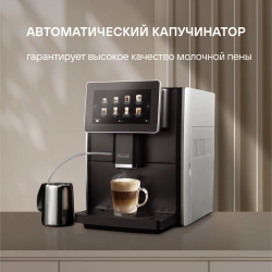 Кофемашина Rondell RDE-1108 1350Вт черный/серебристый