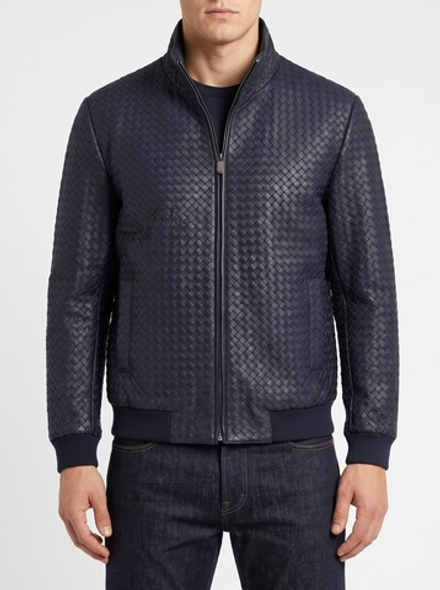 Куртка Bottega Veneta из кожи оленя