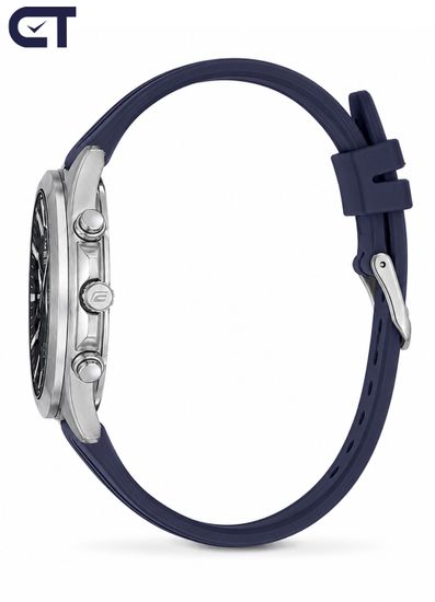 CASIO EFV-C120P-1A2DF EDIFICE мужские наручные часы — компактная аналогово-цифровая модель на полимерном ремешке