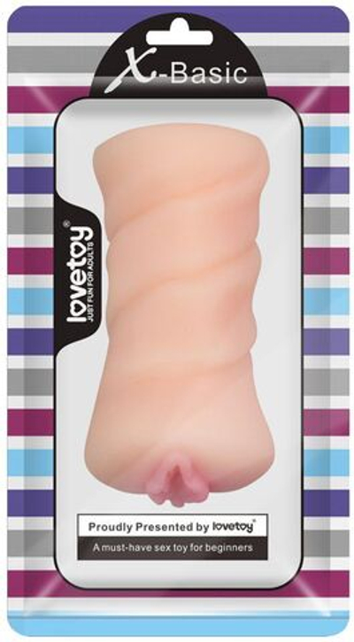 Телесный мастурбатор-вагина X-Basic Pocket Pussy без вибрации (Цвет: телесный)