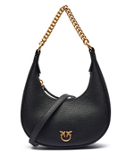 Кожаная сумка хобо BRIOCHE MINI Pinko - черный(101433 A29Q)