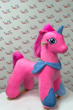 Качалка Единорог, цвет розовый