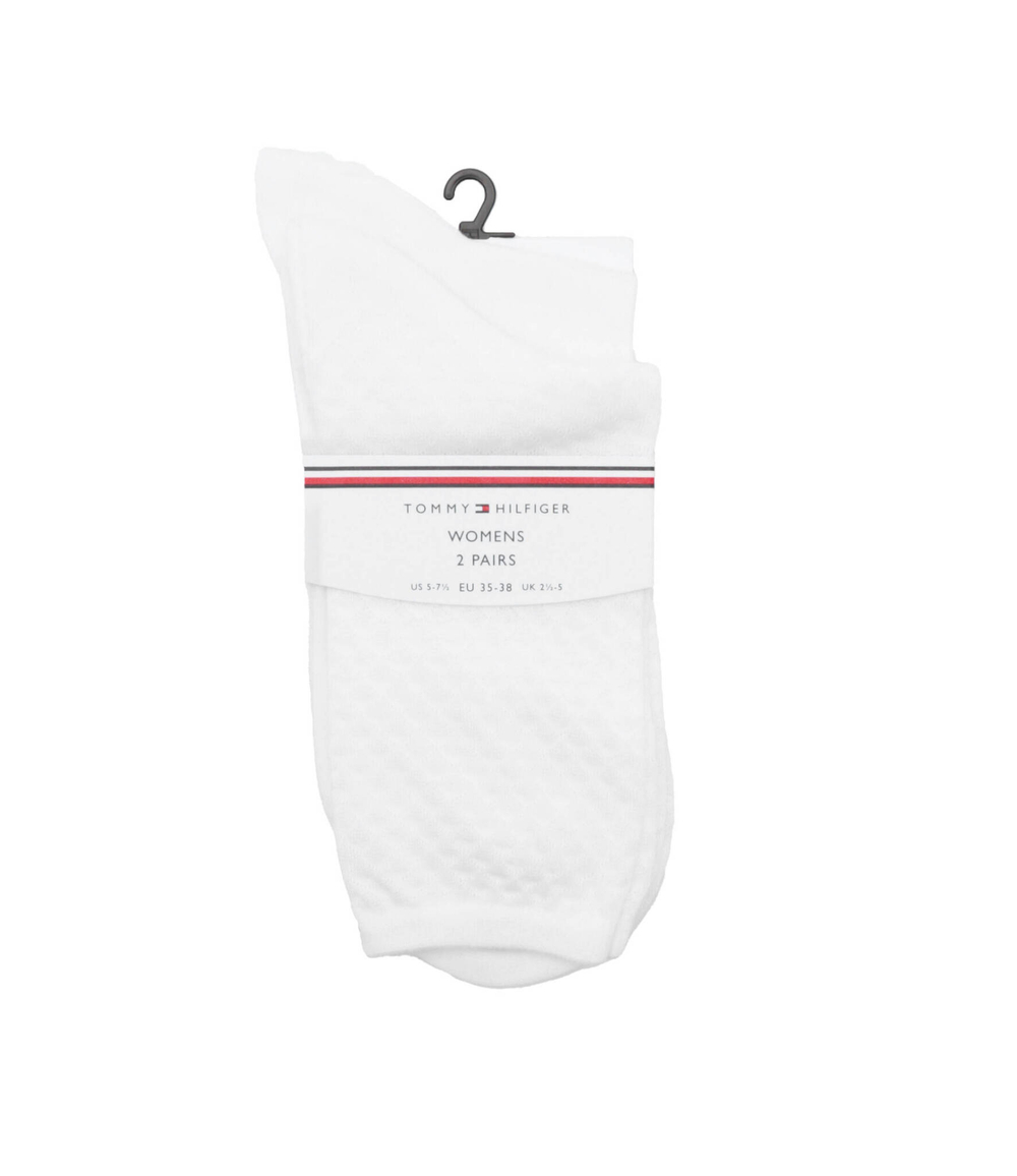 Носки 2 пары TH WOMEN SOCK 2P CF2Y Tommy Hilfiger - белый(701227563)