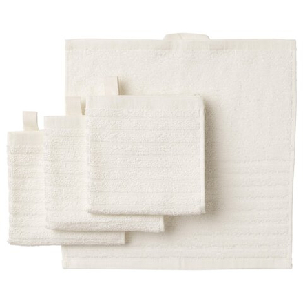 IKEA VÅGSJÖN  (ИКЕА ВОГШЁН)  -  Полотенце для лица - белое 30x30 см