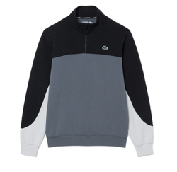 Куртка теннисная Lacoste Sport Quarter Zip Colour Block - grey/black/grey