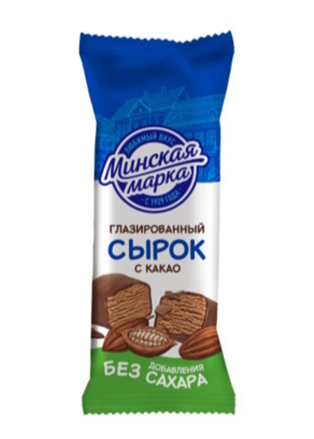 Сырок глазированный 23% с ароматом какао  Минская  марка  45г