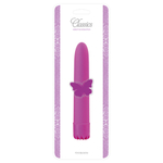 Пурпурный классический вибратор CLASSIC VIBE PURPLE LARGE - 20 см. (Цвет: фиолетовый)