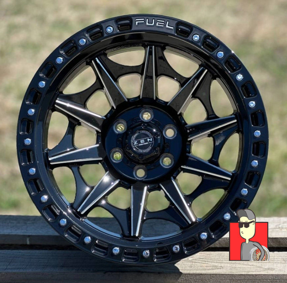 Комплект дисков Fuel Off-Road Rebel R0247 17x8 et25 6x139.7