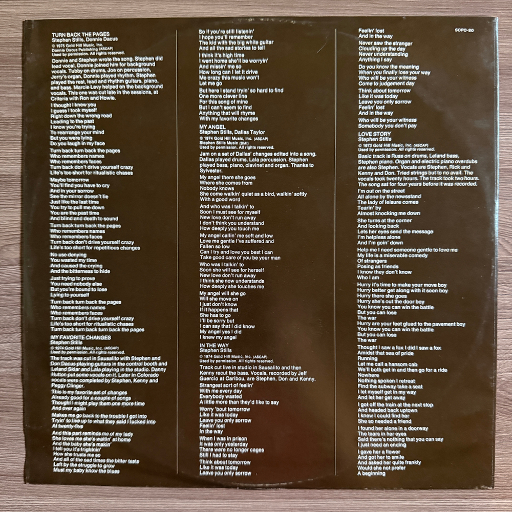Виниловая пластинка Stephen Stills – Stills LP