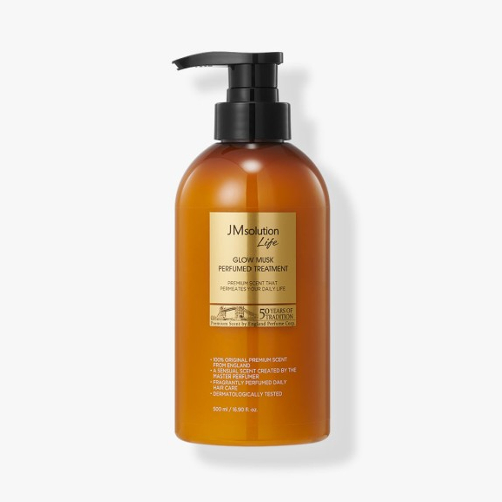 Маска-бальзам для волос с ароматом мускуса JMSOLUTION Life Glow Musk Perfumed Treatment 500 мл