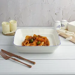 Салатник 1800 мл 25*25 см h6 см квадратный Sea Flower P.L. Proff Cuisine [6]