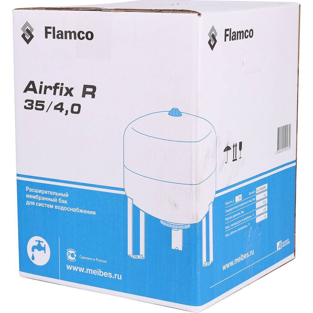 Расширительный бак Flamco (водоснабжение) 'Airfix R 35л/4,0 - 10bar