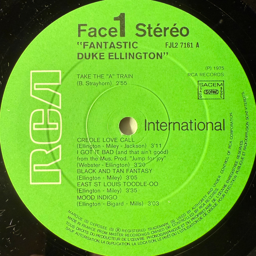 Duke Ellington ‎– Fantastic Duke Ellington 2LP (Франция 1975г.)