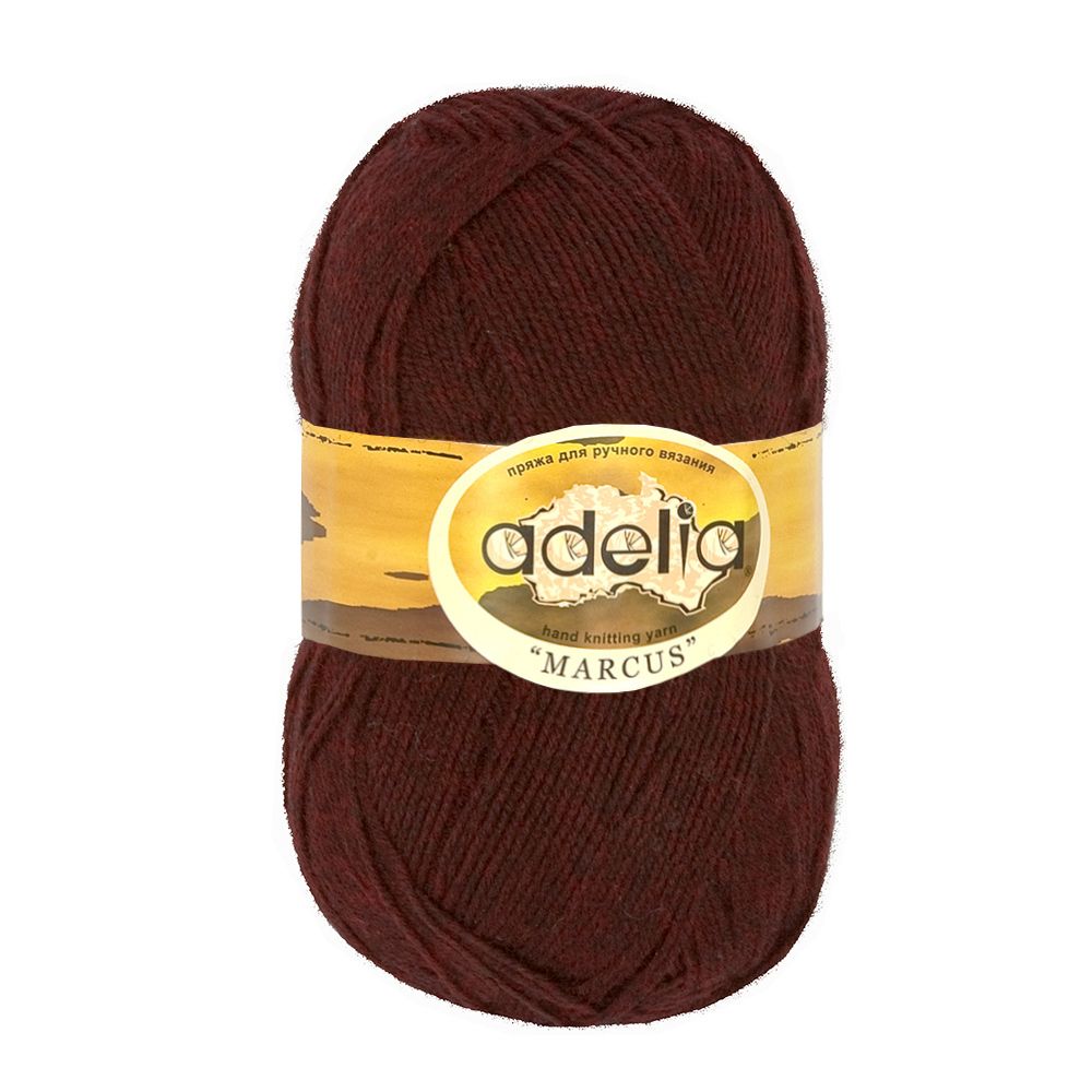 Пряжа Adelia Marcus / уп.5 мот. по 100г, 375м, 23 т.бордовый Пряжа Adelia Marcus / уп.5 мот. по 100г, 375м, 23 т.бордовый