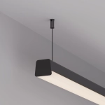 Профиль с экраном LINE-D-3734-2000 TETRA BLACK+OPAL (Arlight, Алюминий)