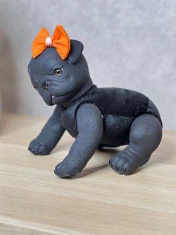 Игрушка мягконабивная 35см АниРеал Бульдог (60101)