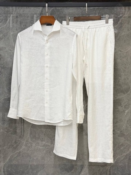 Льняной костюм Zegna