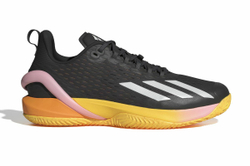 Мужские кроссовки теннисные Adidas Adizero Cybersonic M Clay - black/orange/pink