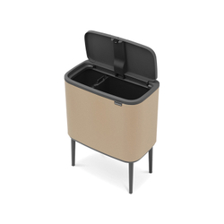 Мусорный бак Bo Touch Bin 11+23л Brabantia Минерально-золотой