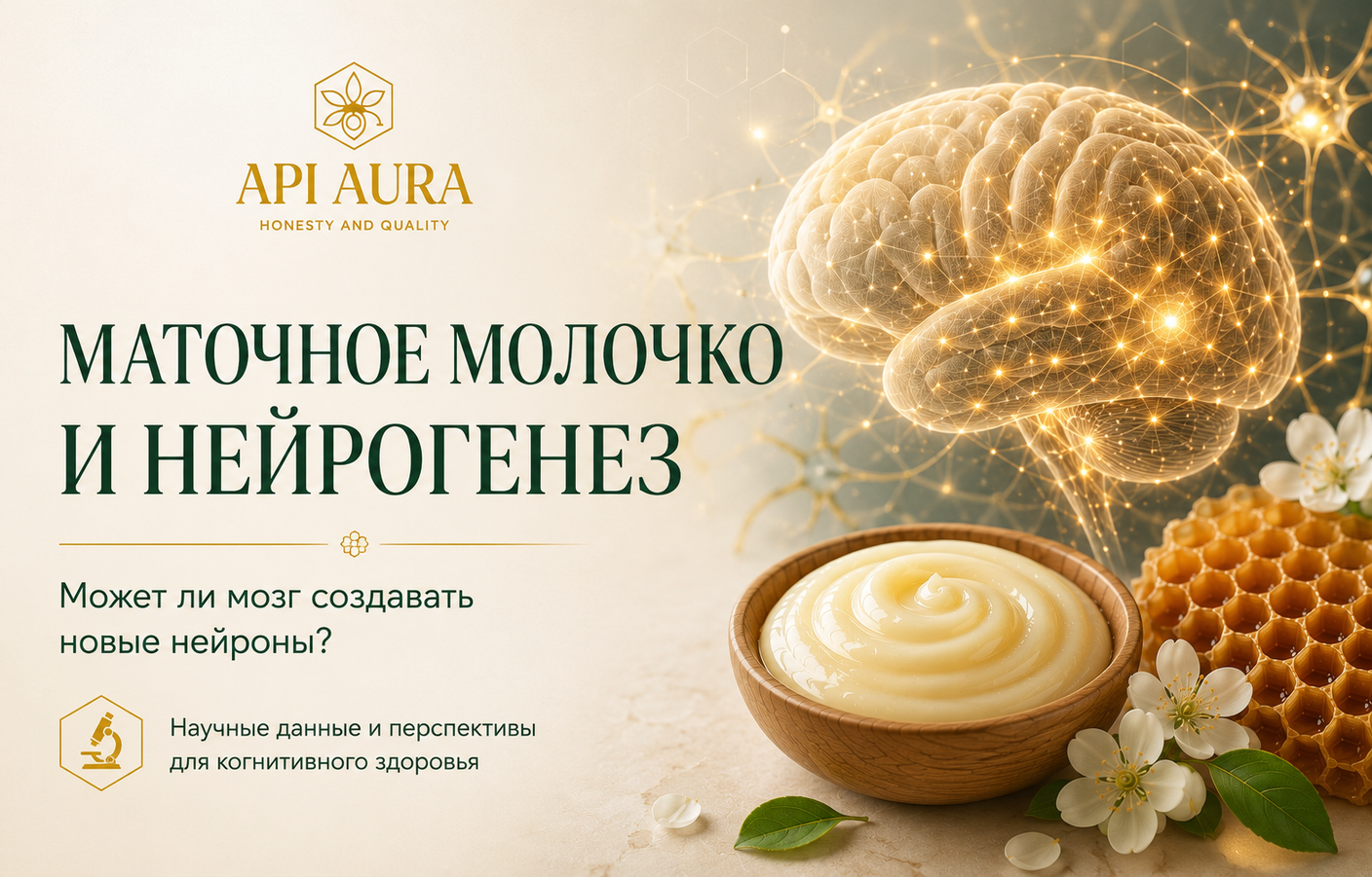 Маточное молочко и нейрогенез: может ли мозг создавать новые нейроны?