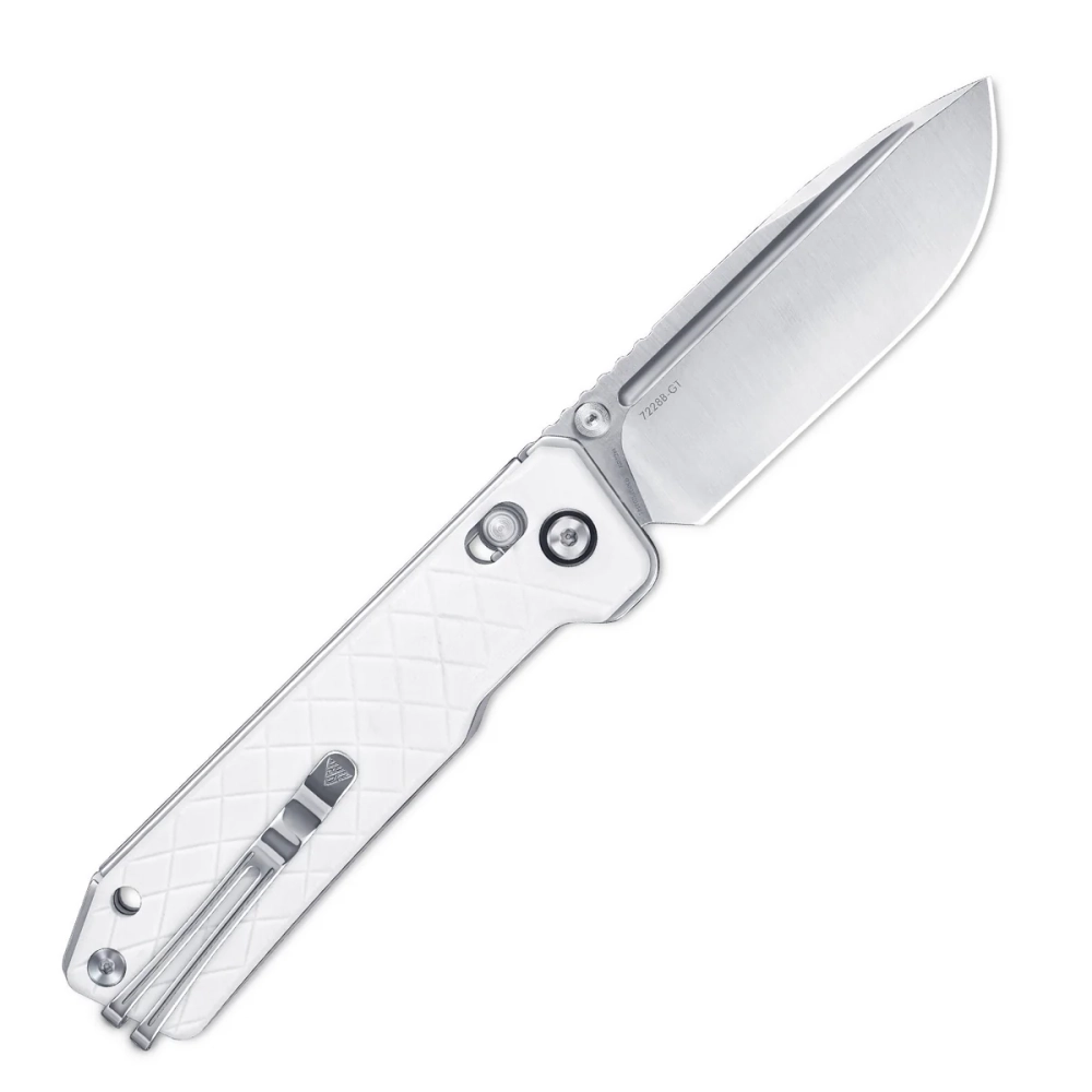 Нож складной SRM 7228B-GT2 Rubik Large Satin (14C28N, Ivory White G10)