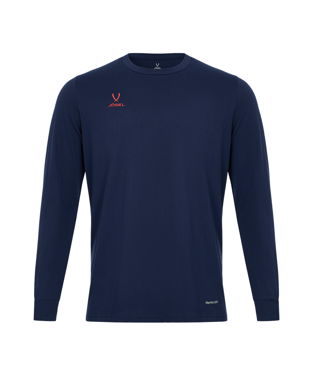 Футболка баскетбольная с длинным рукавом DIVISION PerFormDRY Pre-Match Longsleeve Jersey, темно-синий
