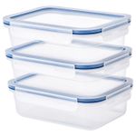 Набор пищевых контейнеров с крышкой IKEA 365+, Пластик, 1 л, 3 шт