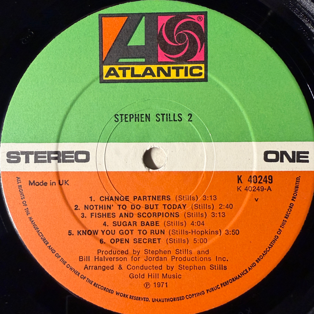 Stephen Stills – 2 Originals Of Stephen Stills 2LP (Англия 1975г.) Т