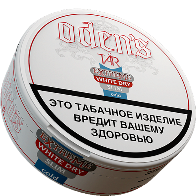 Жевательный табак ODEN'S TAR Slim - Cold Dry 13г