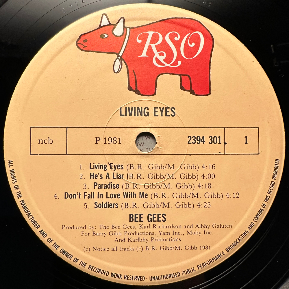 Bee Gees - Living Eyes (Скандинавия 1981г.)