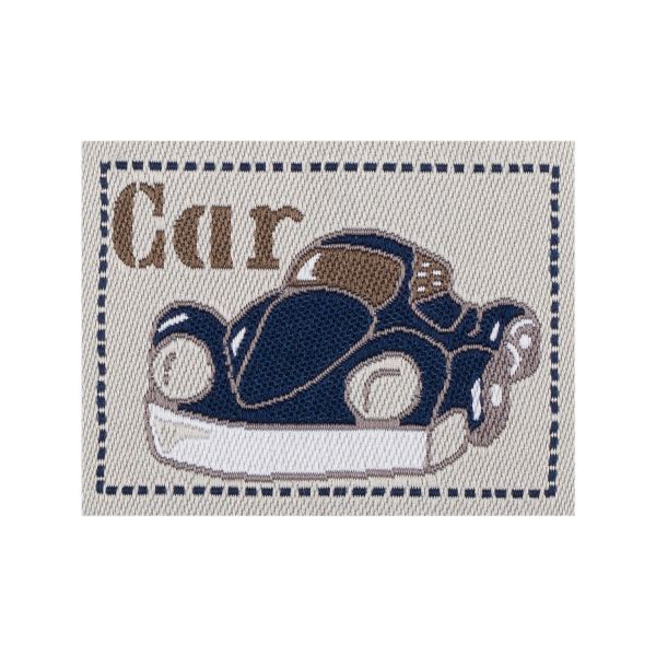 Нашивка полиэстер, 10 шт, 01-7 car 3.5х4.5 см, Gamma HNP-1