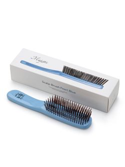Расческа Majestic Scalp Brush голубой жемчуг