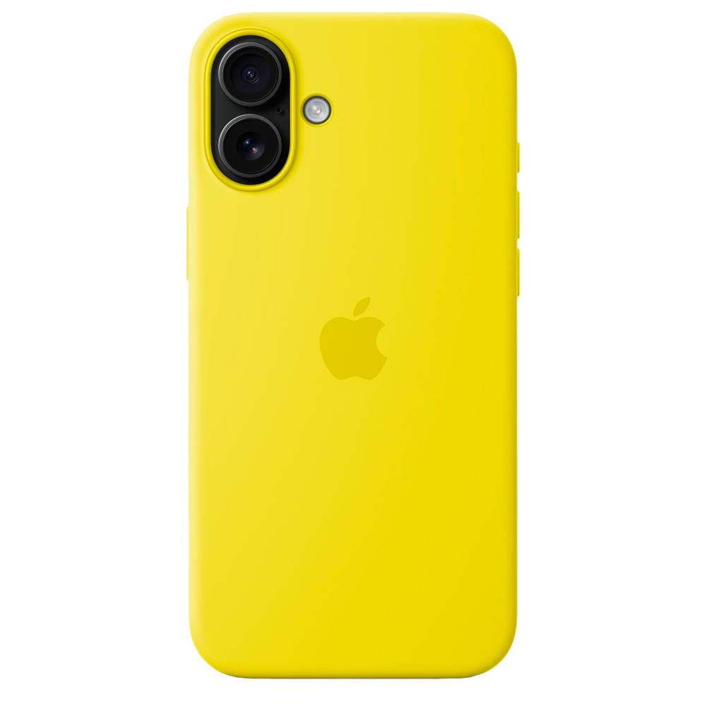Силиконовый чехол с поддержкой MagSafe Apple Silicone Case для iPhone 16 Plus, Star Fruit (Желтый)