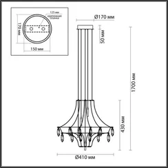 Подвесной светильник Flamenco 6699/35L Odeon Light