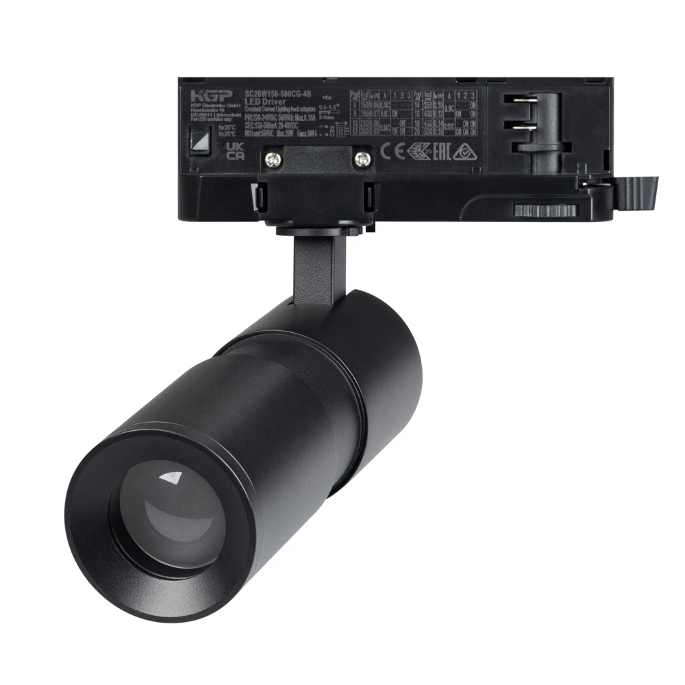 Светильник LGD-ARTEMIS-TRACK-4TR-R55-12W Warm3000 (BK, 8-80 deg, 230V) (Arlight, IP20 Металл, 5 лет) 048326